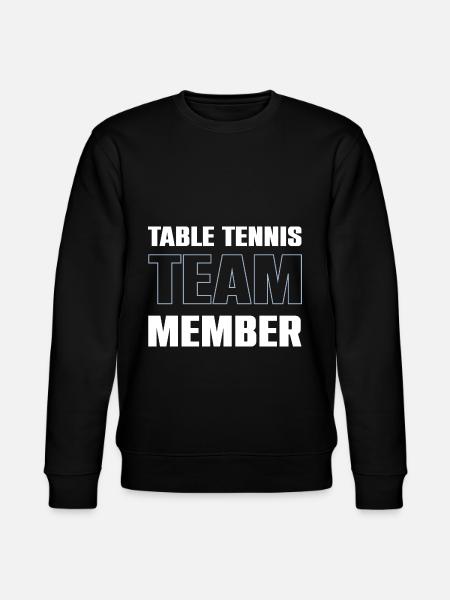 Table Tennis Team - Stanley/Stella CHANGER Unisex Organic Sweatshirt - black