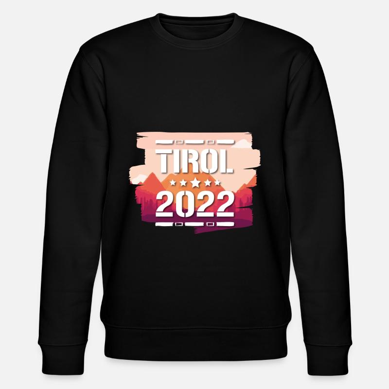 Tirol 2022 - Stanley/Stella Unisex Bio-Sweatshirt CHANGER  - Schwarz