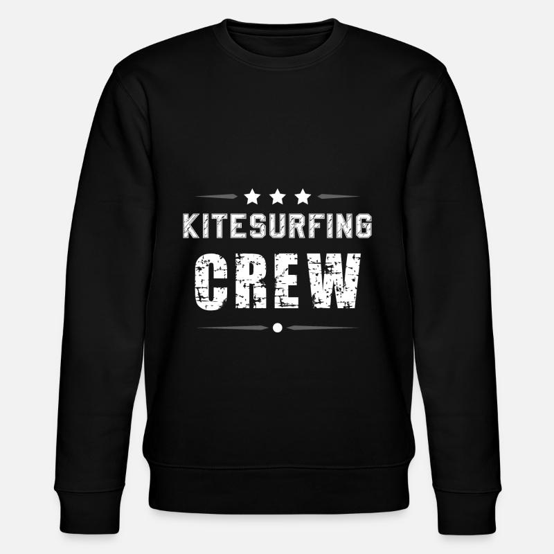Kitesurfing Crew - Stanley/Stella CHANGER Unisex Organic Sweatshirt - black