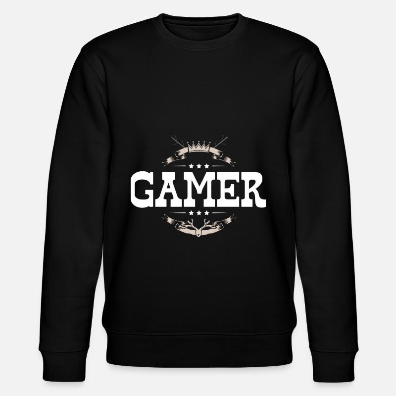 Gamer Beruf - Stanley/Stella Unisex Bio-Sweatshirt CHANGER  - Schwarz
