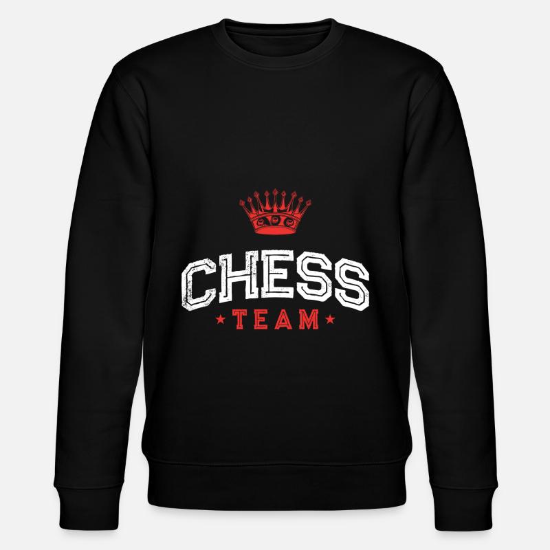 Chess Team Chess Sports - Stanley/Stella CHANGER Unisex Organic Sweatshirt - black