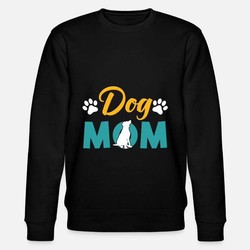 hunde mama - Stanley/Stella Unisex Bio-Sweatshirt CHANGER  - Schwarz