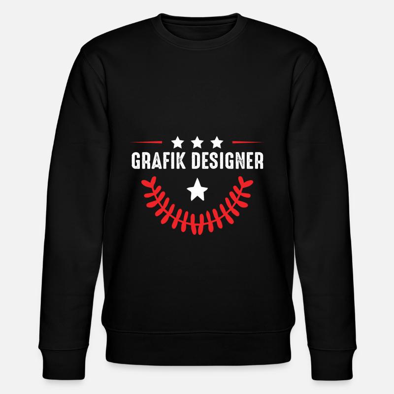 Grafik Designer Beruf - Stanley/Stella Unisex Bio-Sweatshirt CHANGER - Schwarz