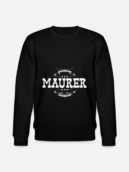 Maurer Beruf - Stanley/Stella Unisex Bio-Sweatshirt CHANGER - Schwarz