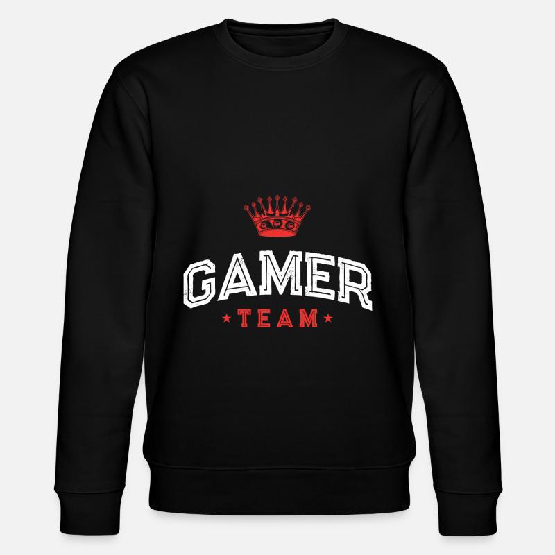 Gamer Team - Stanley/Stella CHANGER Unisex Organic Sweatshirt - black