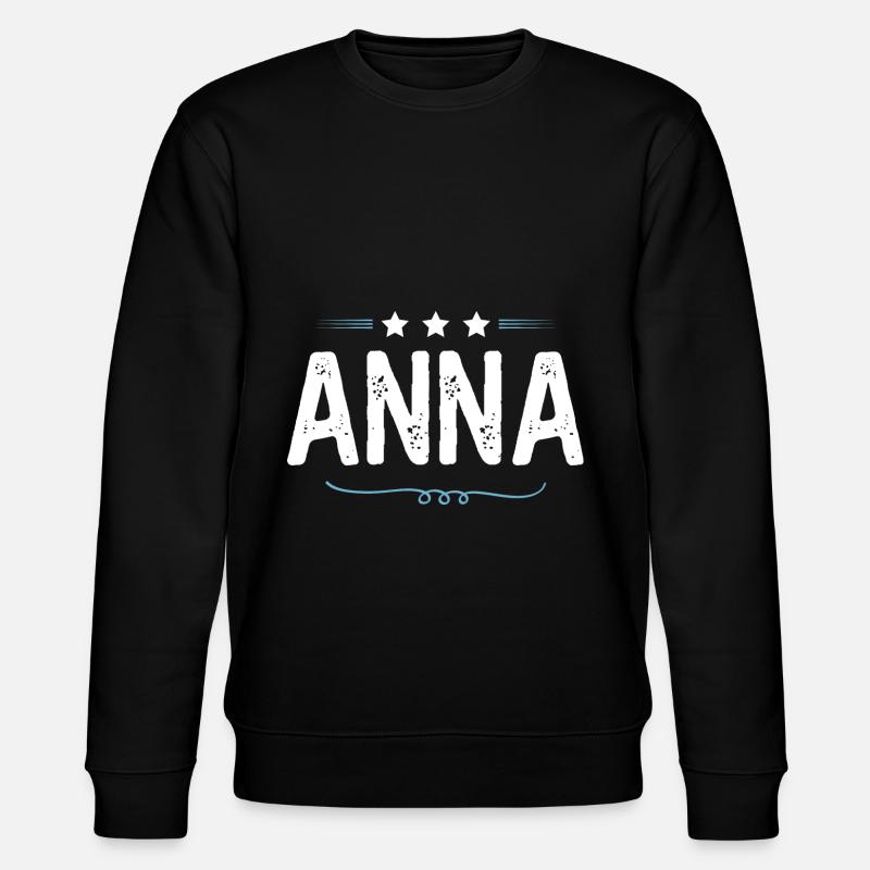 Anna - Stanley/Stella Unisex Bio-Sweatshirt CHANGER  - Schwarz