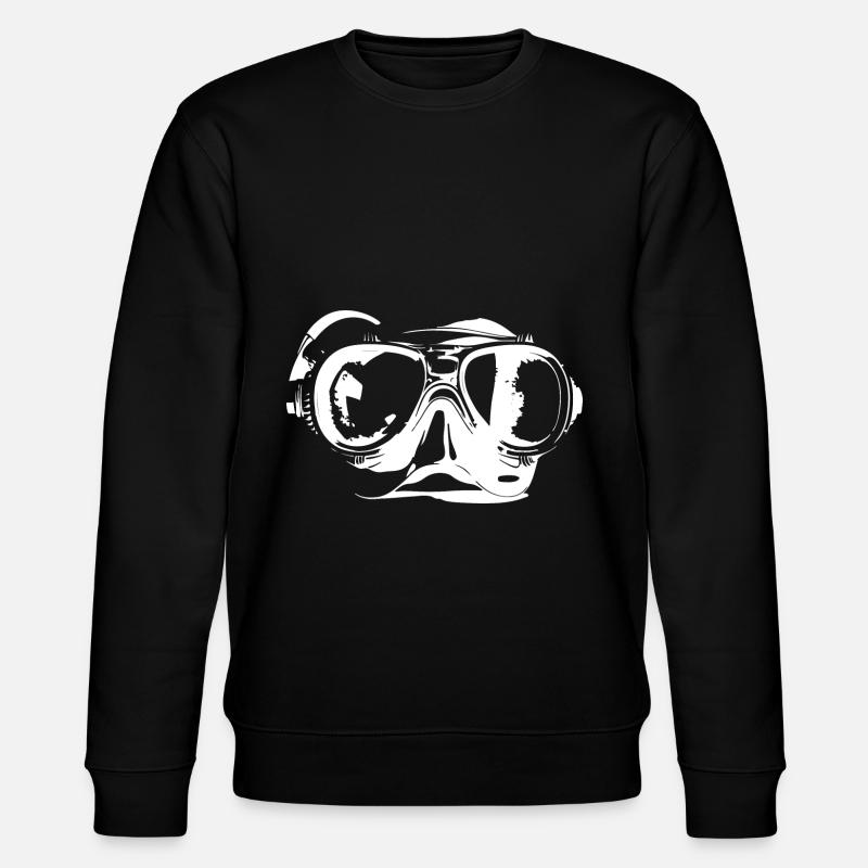 Symboles de plongée Goggles - Sweat bio CHANGER Stanley/Stella Unisexe - noir