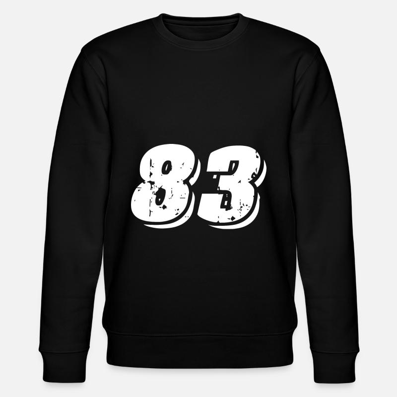 83 Symbole numérique - Sweat bio CHANGER Stanley/Stella Unisexe - noir