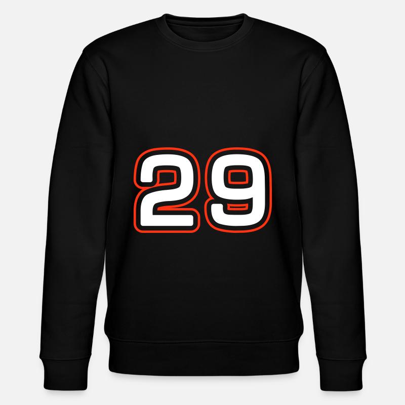 29 Zahl symbol - Stanley/Stella Unisex Bio-Sweatshirt CHANGER  - Schwarz