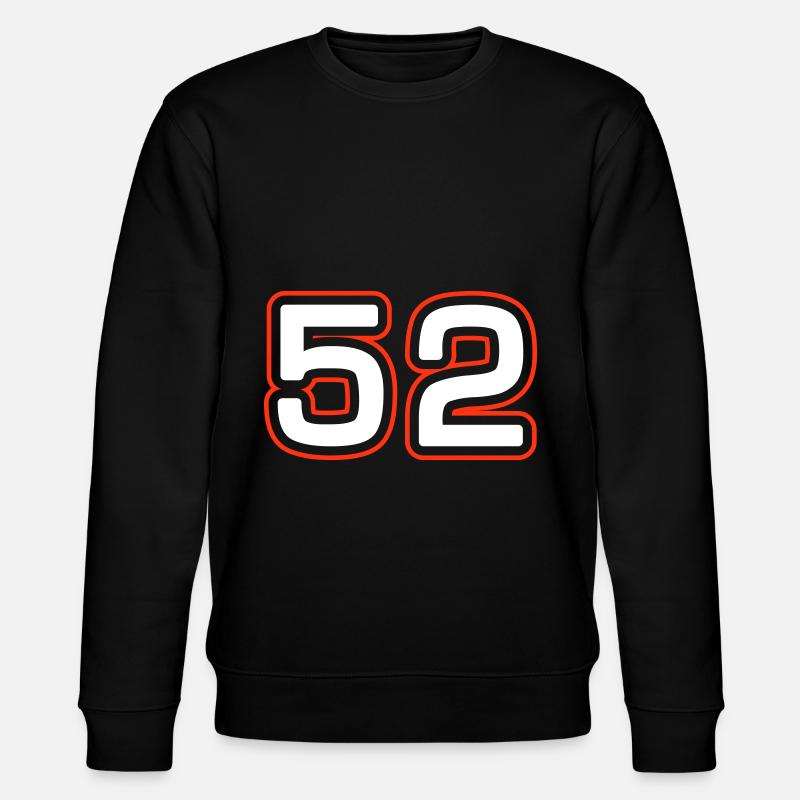 52 Zahl Symbol - Stanley/Stella Unisex Bio-Sweatshirt CHANGER - Schwarz