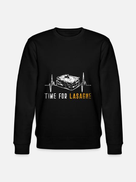 Lasagne heartbeat - Stanley/Stella CHANGER Unisex Organic Sweatshirt - black