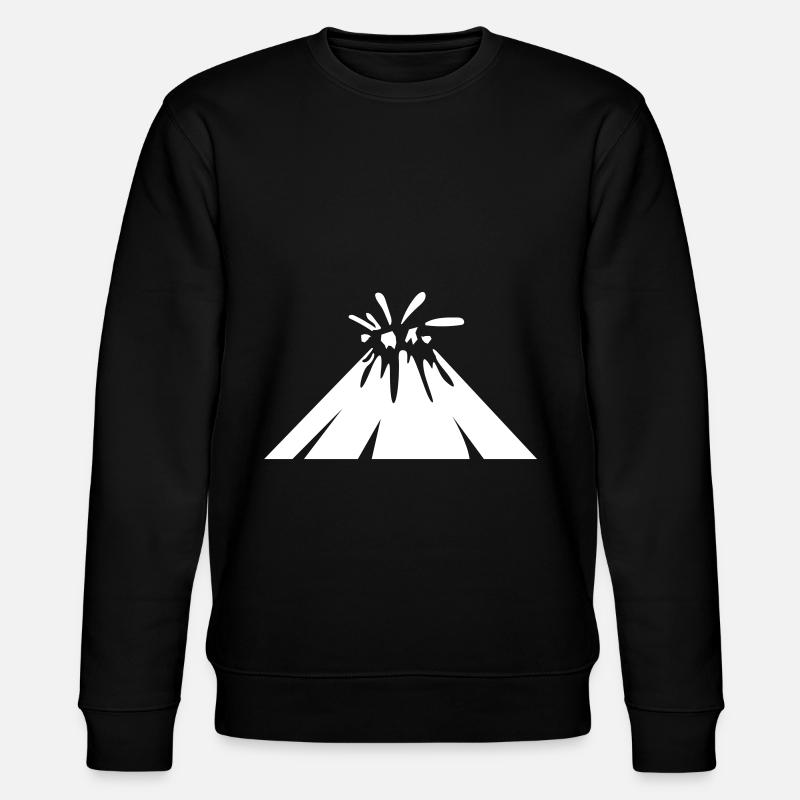 Icône de volcan - Sweat bio CHANGER Stanley/Stella Unisexe - noir