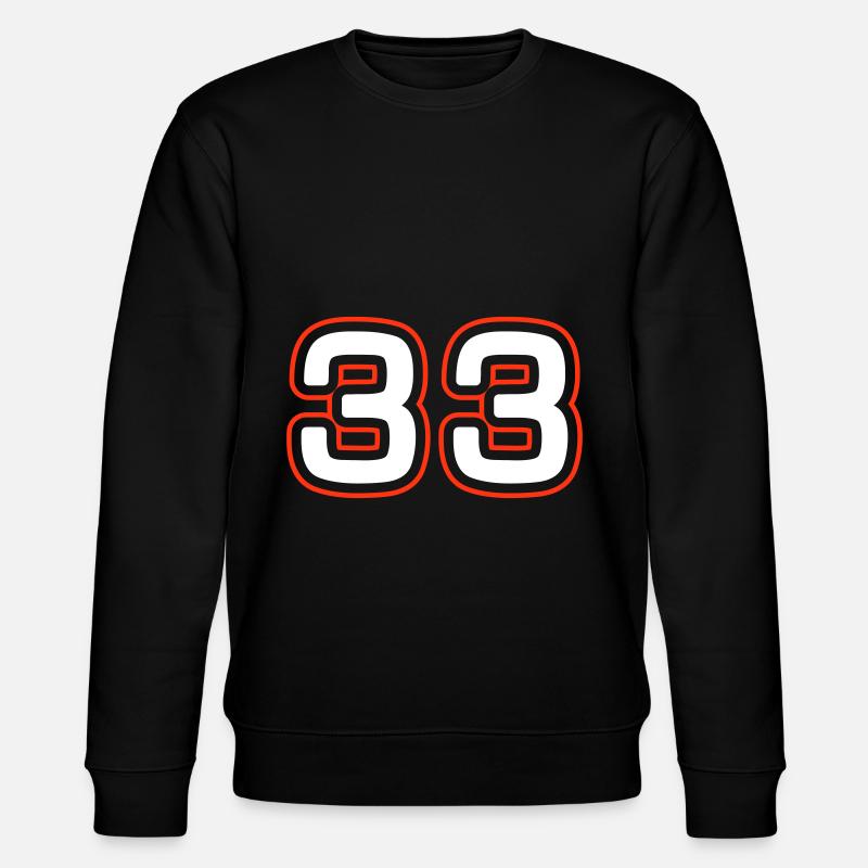 33 Symbole numérique - Sweat bio CHANGER Stanley/Stella Unisexe - noir