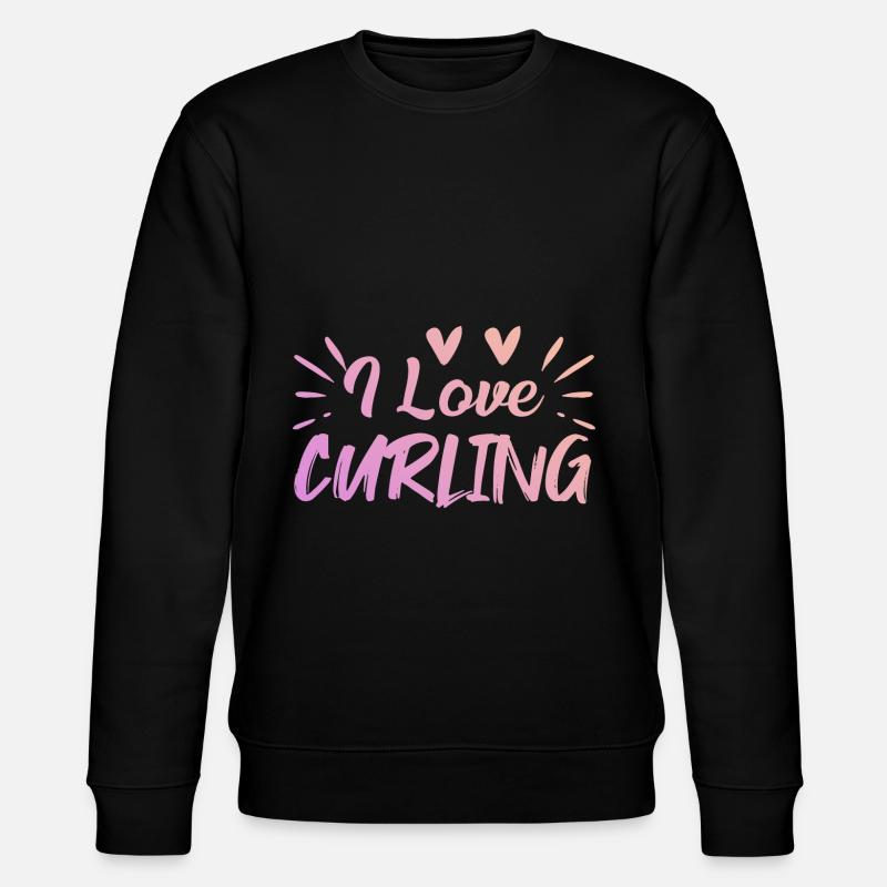 J’adore le curling - Sweat bio CHANGER Stanley/Stella Unisexe - noir
