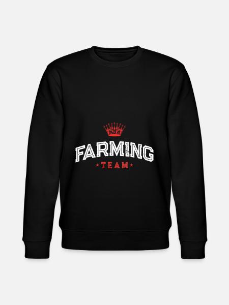 Farming Team - Stanley/Stella Unisex Bio-Sweatshirt CHANGER  - Schwarz