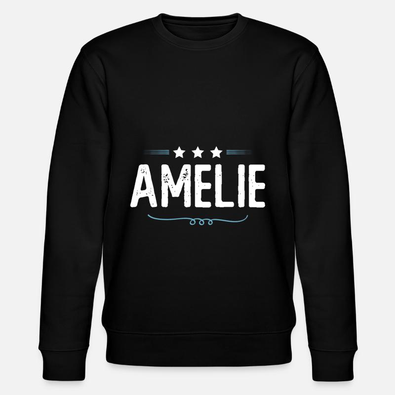 Amelie - Stanley/Stella Unisex Bio-Sweatshirt CHANGER - Schwarz