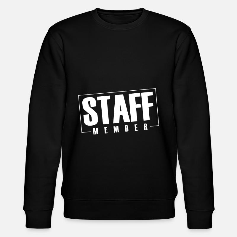 Staff Member - Stanley/Stella Unisex Bio-Sweatshirt CHANGER  - Schwarz