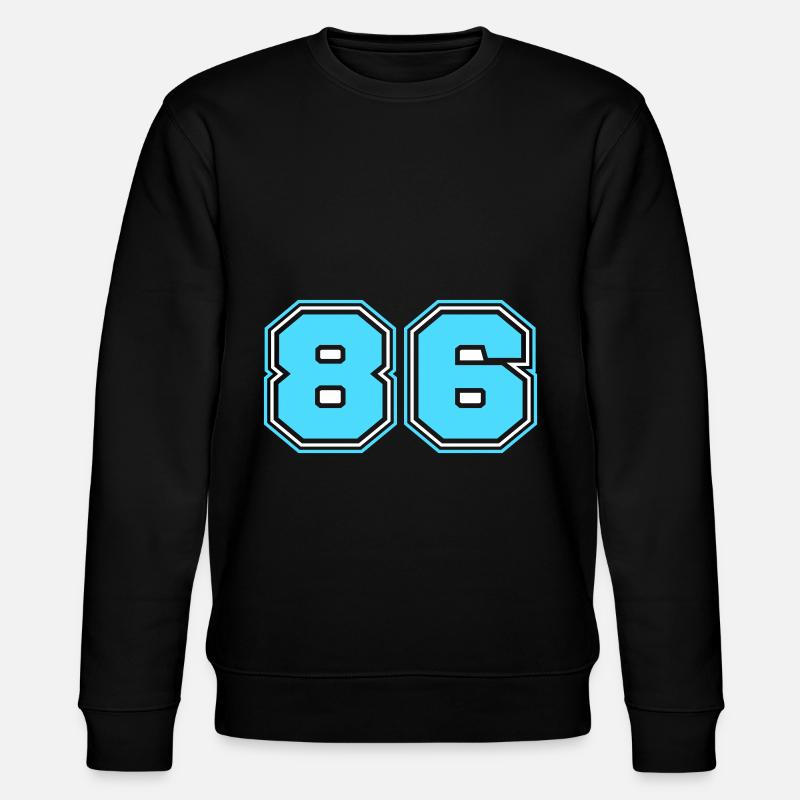 86 Numéro de numéro - Sweat bio CHANGER Stanley/Stella Unisexe - noir
