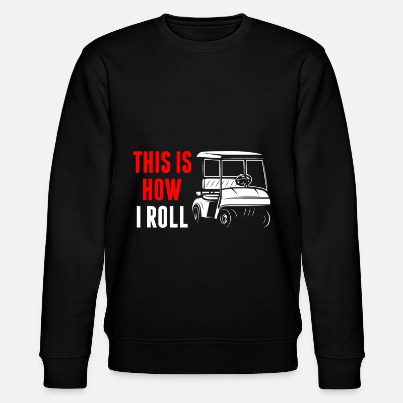 golf golf course - Stanley/Stella CHANGER Unisex Organic Sweatshirt - black