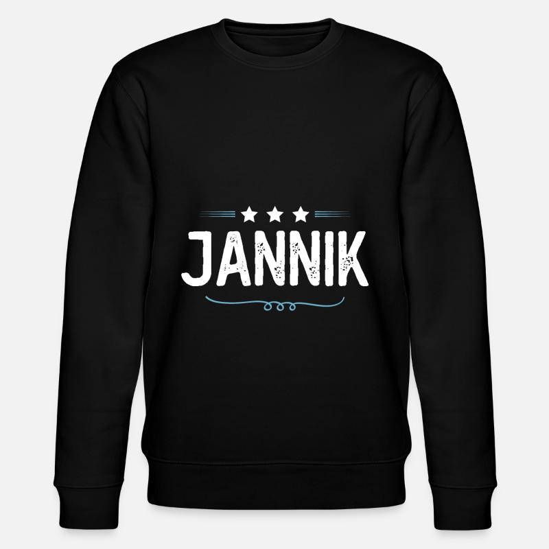 Jannik - Stanley/Stella Unisex Bio-Sweatshirt CHANGER  - Schwarz
