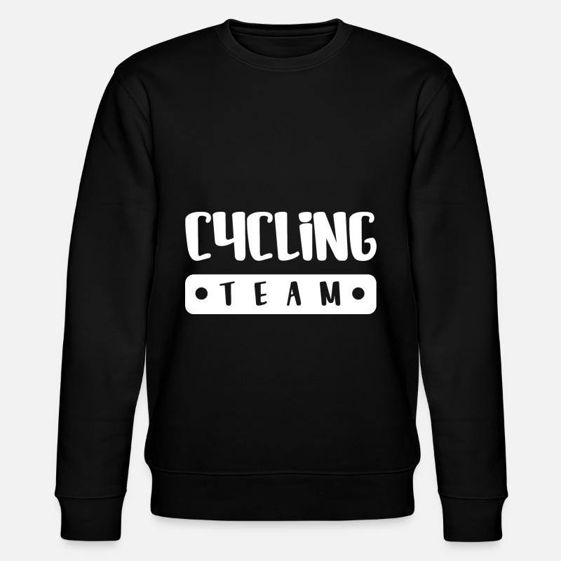 Cycling Team - Stanley/Stella Unisex Bio-Sweatshirt CHANGER  - Schwarz