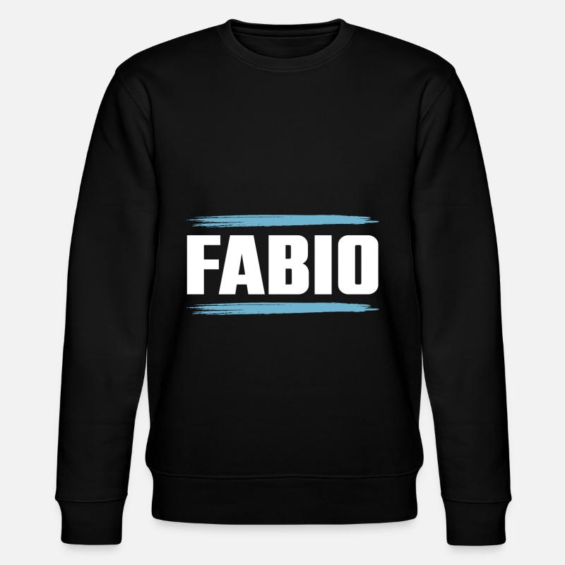 Fabio - Stanley/Stella Unisex Bio-Sweatshirt CHANGER  - Schwarz
