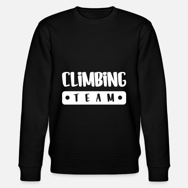 Climbing Team - Stanley/Stella CHANGER Unisex Organic Sweatshirt - black