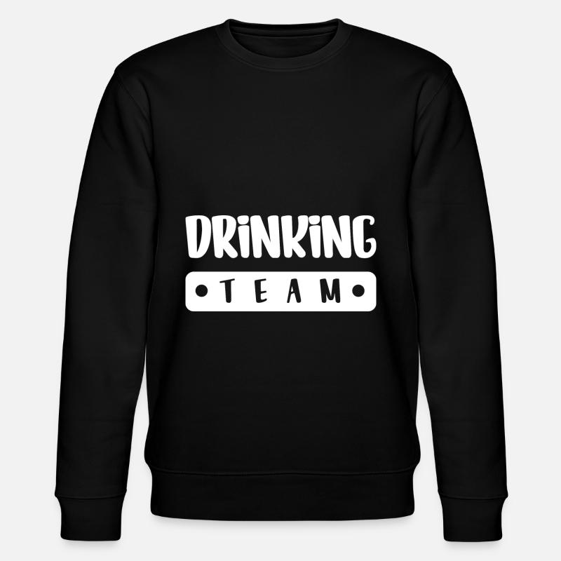 Drinking Team - Stanley/Stella Unisex Bio-Sweatshirt CHANGER  - Schwarz