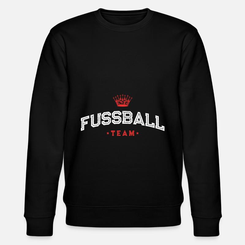 Fussball Team - Stanley/Stella Unisex Bio-Sweatshirt CHANGER  - Schwarz