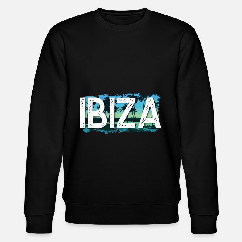 Ibiza - Stanley/Stella Unisex Bio-Sweatshirt CHANGER  - Schwarz
