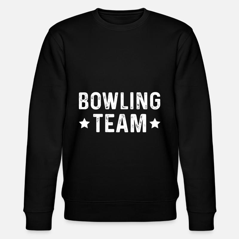 Bowling Team - Stanley/Stella Unisex Bio-Sweatshirt CHANGER  - Schwarz