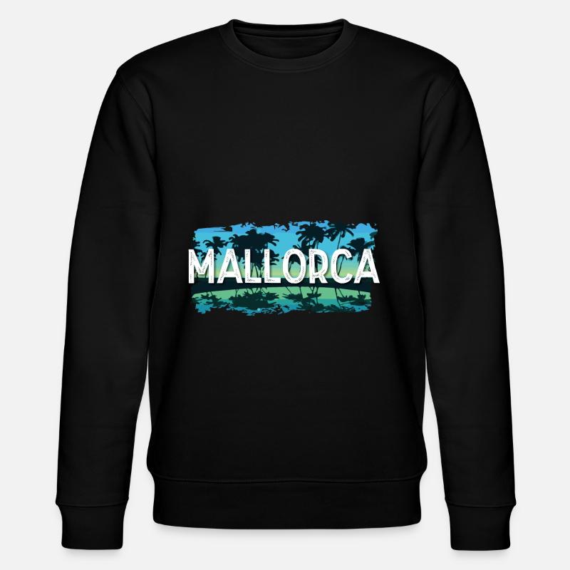 Mallorca - Stanley/Stella Unisex Bio-Sweatshirt CHANGER  - Schwarz