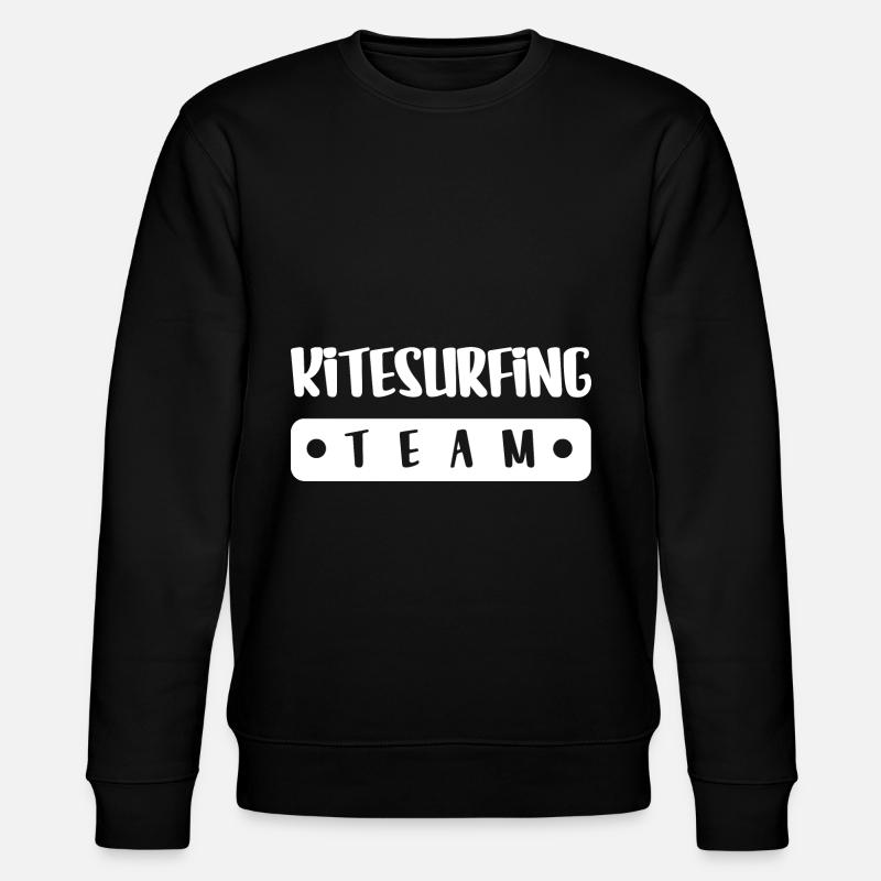 Équipe de kitesurf - Sweat bio CHANGER Stanley/Stella Unisexe - noir