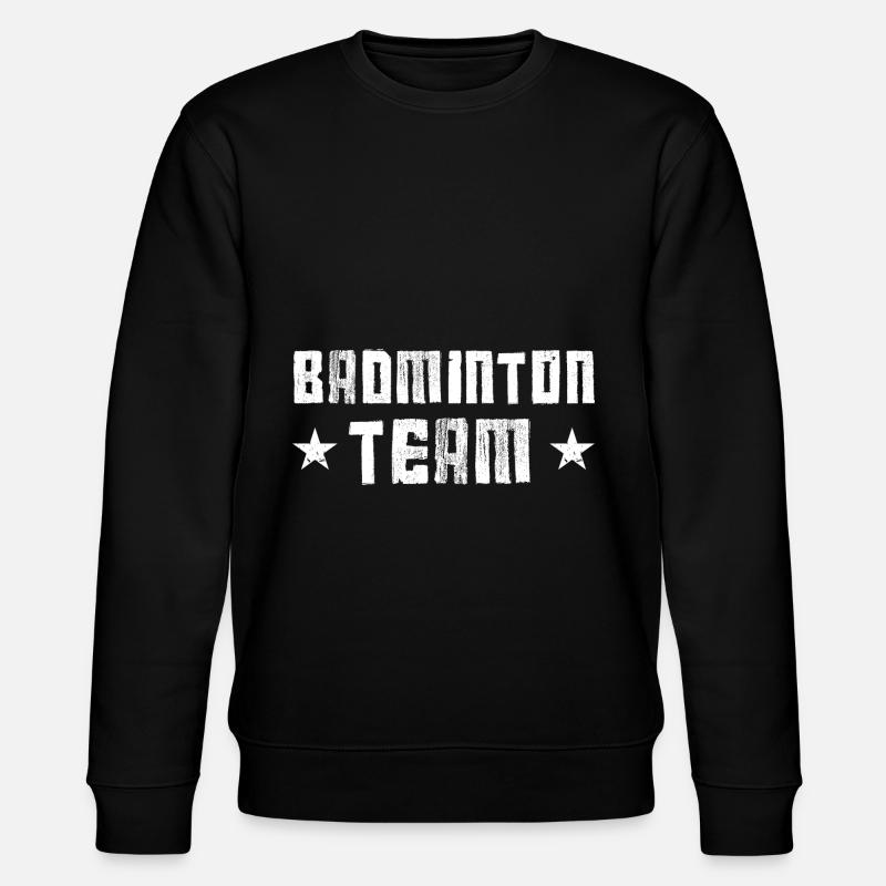Équipe de badminton - Sweat bio CHANGER Stanley/Stella Unisexe - noir