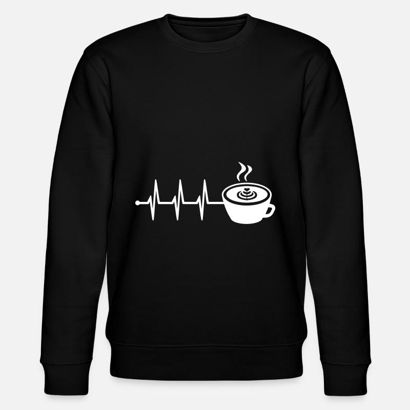 Icône de café Pulse - Sweat bio CHANGER Stanley/Stella Unisexe - noir