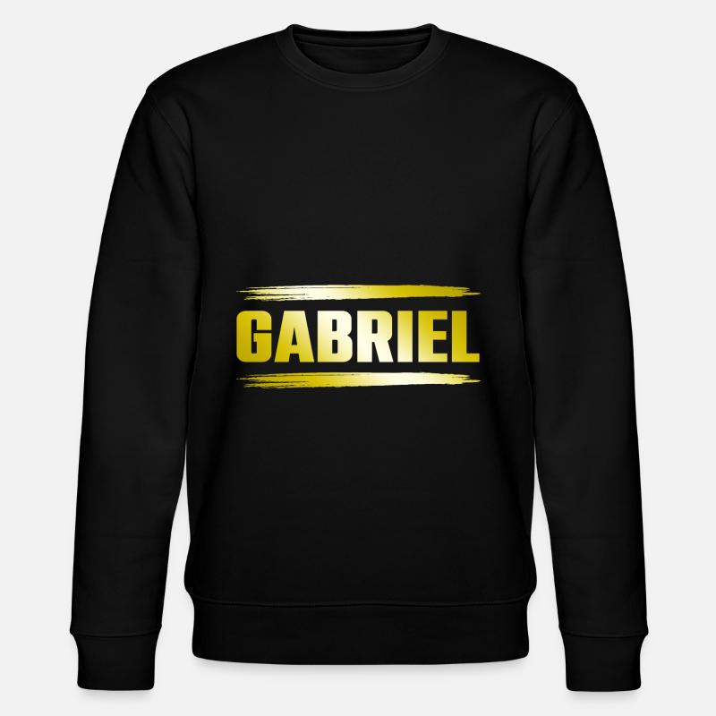 Gabriel - Stanley/Stella Unisex Bio-Sweatshirt CHANGER  - Schwarz
