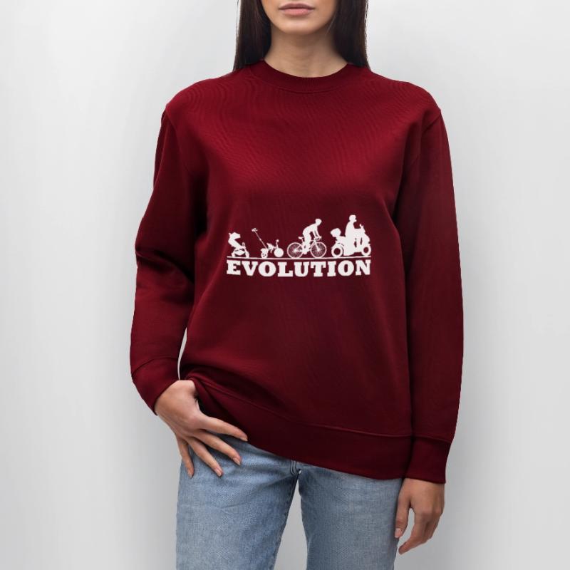 Motorroller Rollerfahrer - Evolution Stanley/Stella Unisex Bio-Sweatshirt CHANGER 