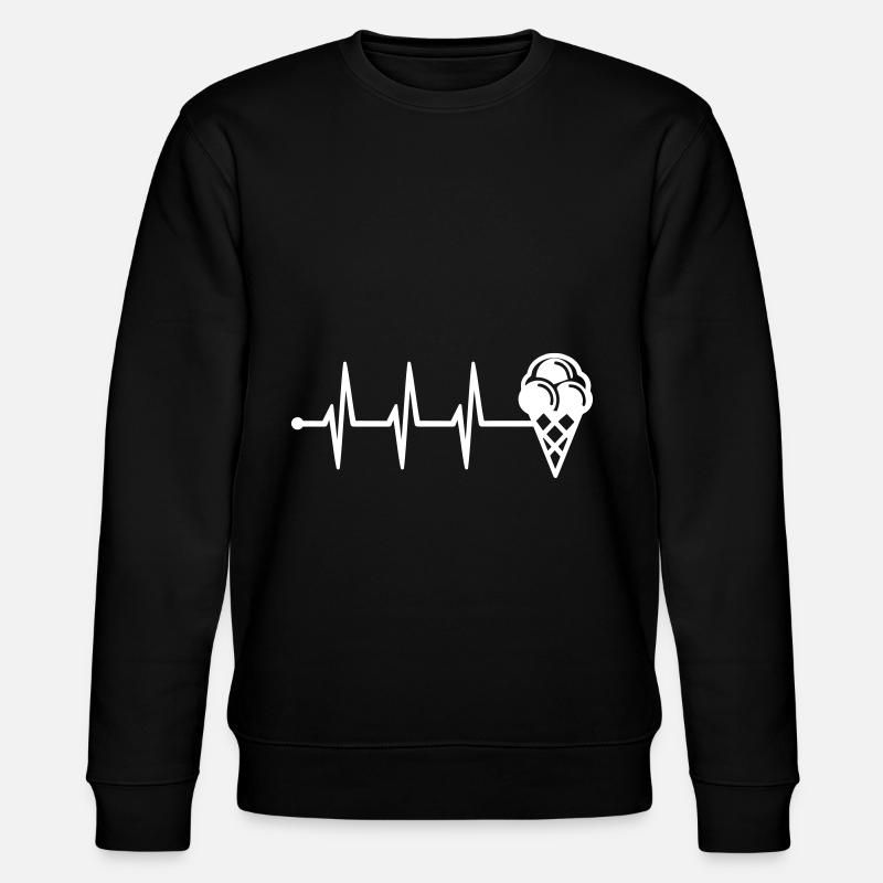 Icône de glace pulse - Sweat bio CHANGER Stanley/Stella Unisexe - noir