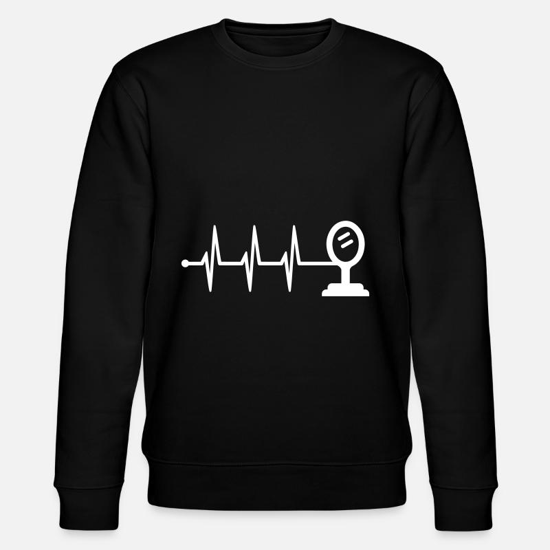 Spiegel Icon Puls - Stanley/Stella Unisex Bio-Sweatshirt CHANGER  - Schwarz
