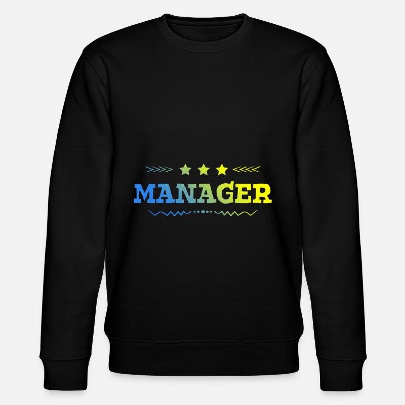 Manager Beruf - Stanley/Stella Unisex Bio-Sweatshirt CHANGER  - Schwarz