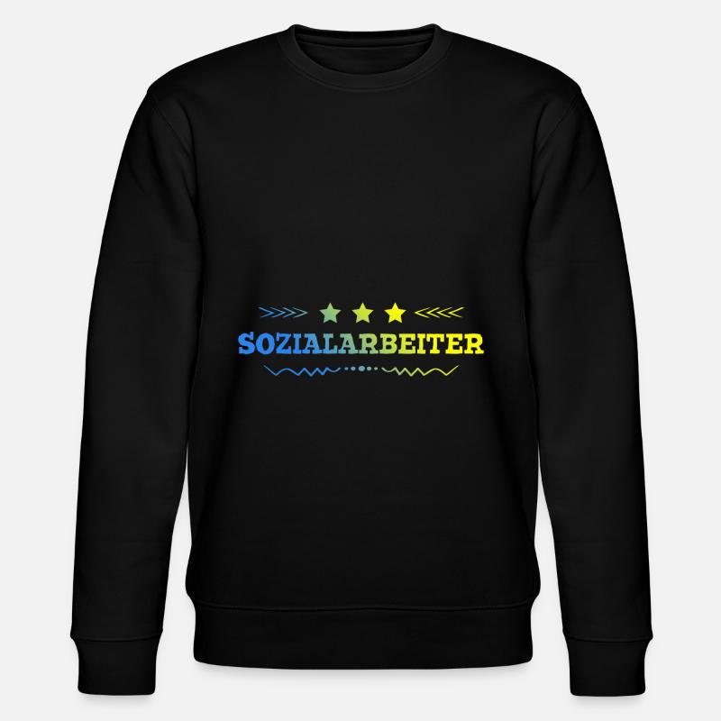 Sozialarbeiter Beruf - Stanley/Stella Unisex Bio-Sweatshirt CHANGER  - Schwarz