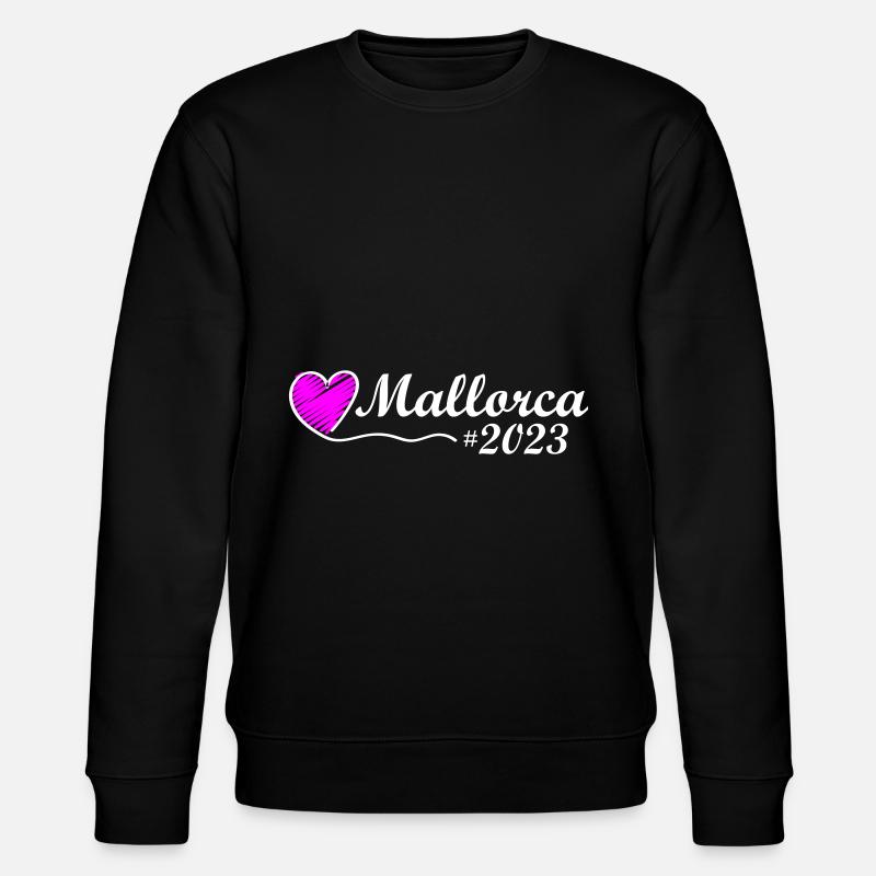Majorque 2023 Coeur - Sweat bio CHANGER Stanley/Stella Unisexe - noir