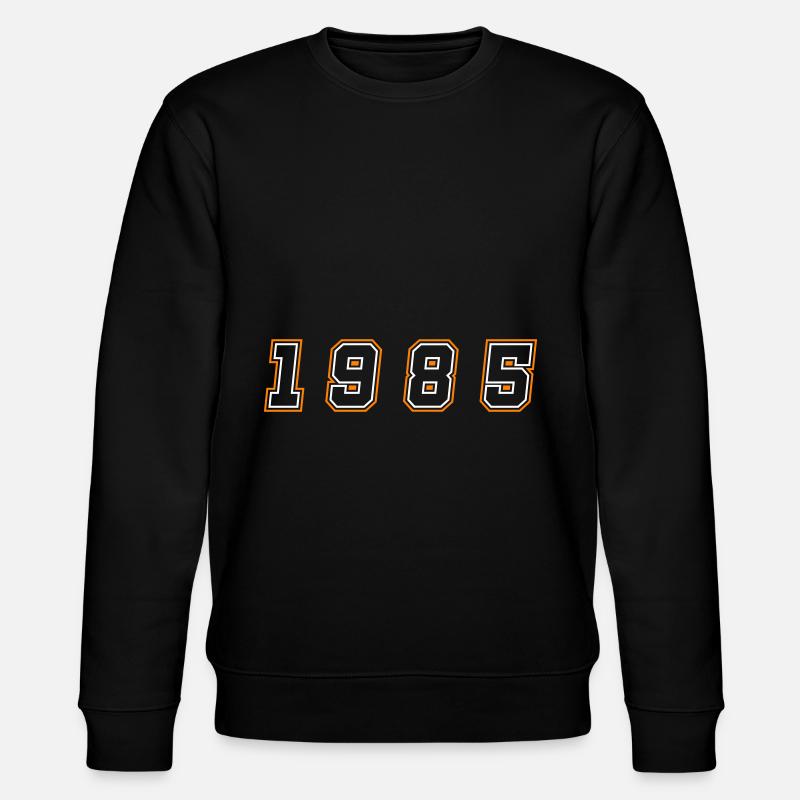 Numéro de l’année 1985 - Sweat bio CHANGER Stanley/Stella Unisexe - noir
