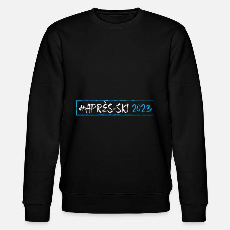 Apres Ski 2023 - Stanley/Stella Unisex Bio-Sweatshirt CHANGER  - Schwarz