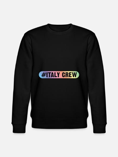 Italy Crew - Stanley/Stella CHANGER Unisex Organic Sweatshirt - black