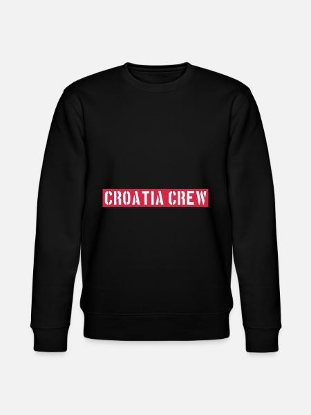 Croatia Crew - Stanley/Stella Unisex Bio-Sweatshirt CHANGER  - Schwarz