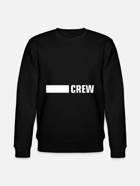 Crew Line - Stanley/Stella Uniseks bio-sweatshirt CHANGER  - zwart