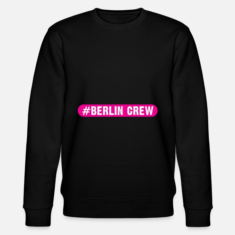Berlin Crew - Stanley/Stella Unisex Bio-Sweatshirt CHANGER  - Schwarz