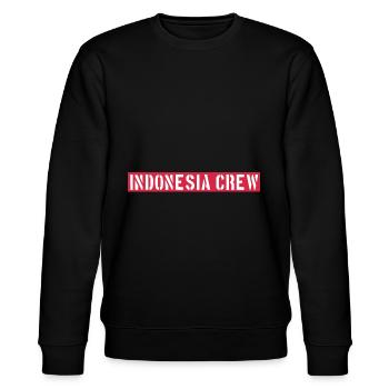 Indonesia Crew - Stanley/Stella Unisex Bio-Sweatshirt CHANGER  - Schwarz - Vorne - Nik (191cm) & Marisol (170cm)