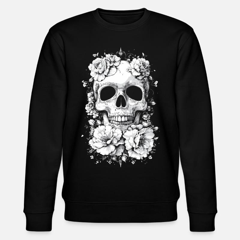 Skull - Stanley/Stella CHANGER Unisex Organic Sweatshirt - black